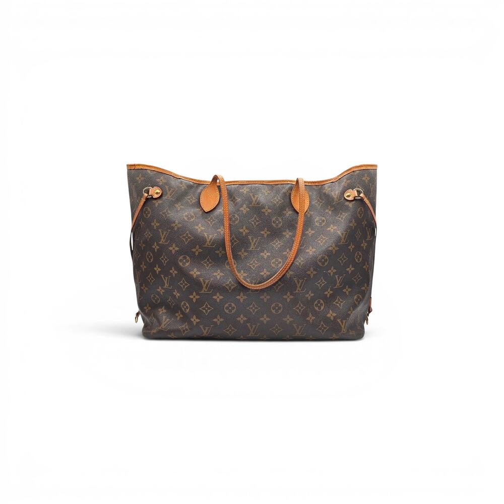 Louis Vuitton Neverfull MM Monogram Canvas Tote Bag Brown - Preowned - Picture 2 of 15